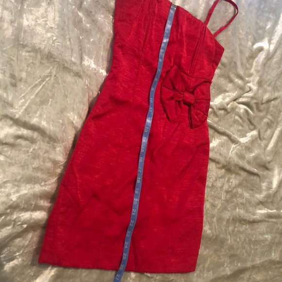 Adorable red vintage style mini dress - Picture 5 of 5